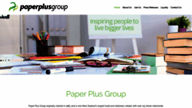 What Paperplusgroup.co.nz website looked like in 2020 (4 years ago)