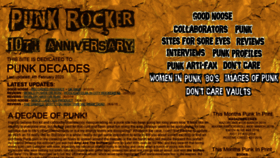 What Punkrocker.org.uk website looked like in 2020 (4 years ago)