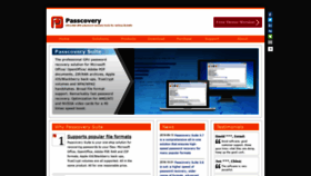 What Passcovery.com website looked like in 2020 (4 years ago)