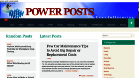 What Power-posts.com website looked like in 2020 (4 years ago)