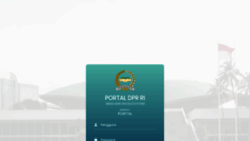 What Portal.dpr.go.id website looked like in 2020 (4 years ago)