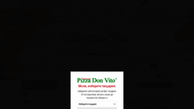 What Pizzadonvito.com website looked like in 2020 (4 years ago)