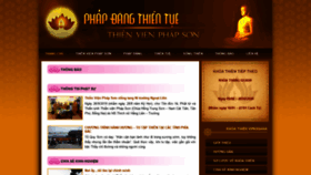 What Phapdangthientue.com website looked like in 2020 (4 years ago)