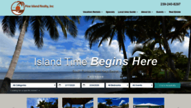 What Pineisland-vacationrentals.com website looked like in 2020 (4 years ago)