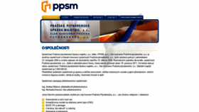 What Ppsm.cz website looked like in 2020 (4 years ago)