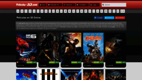 What Pelicula3d.com website looked like in 2020 (4 years ago)