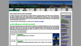 What Paulis-tourenbuch.at website looked like in 2020 (4 years ago)