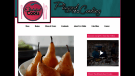 What Pluggedintocooking.com website looked like in 2020 (4 years ago)