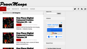What Powermanga.org website looked like in 2020 (4 years ago)