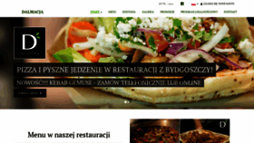 What Pizzadalmacja.pl website looked like in 2020 (4 years ago)