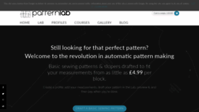What Patternlab.london website looked like in 2020 (4 years ago)