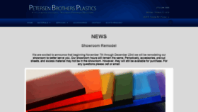 What Petersenplastics.com website looked like in 2020 (4 years ago)