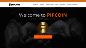 What Pipcoin.com website looked like in 2020 (4 years ago)