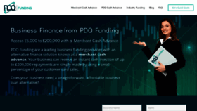 What Pdq-funding.co.uk website looked like in 2020 (4 years ago)