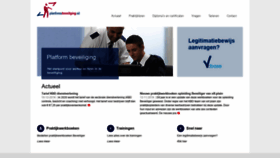 What Platformbeveiliging.nl website looked like in 2020 (4 years ago)