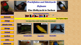 What Prachtfinken-und-sittichzucht-hofmann.de website looked like in 2020 (4 years ago)
