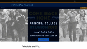 What Principiaalumni.org website looked like in 2020 (4 years ago)