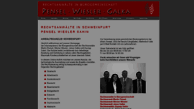 What Pensel-wiesler.de website looked like in 2020 (4 years ago)