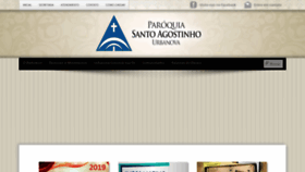 What Paroquiasantoagostinho.org.br website looked like in 2020 (4 years ago)