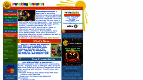 What Parenting-resources.com website looked like in 2020 (4 years ago)