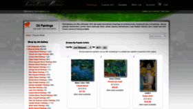 What Paintingmania.com website looked like in 2020 (4 years ago)
