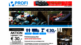 What Profi-entruempelung.at website looked like in 2020 (4 years ago)