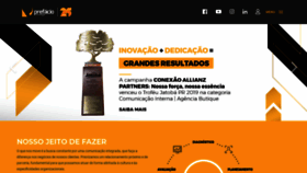 What Prefacio.com.br website looked like in 2020 (4 years ago)