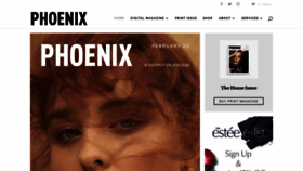 What Phoenixmag.co.uk website looked like in 2020 (4 years ago)