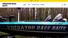 What Predatorbassbaits.com website looked like in 2020 (4 years ago)