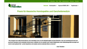 What Praxis-thoennissen.de website looked like in 2020 (4 years ago)