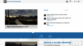 What Podgorica.me website looked like in 2020 (4 years ago)