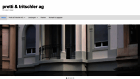 What Prettitritschler.ch website looked like in 2020 (4 years ago)