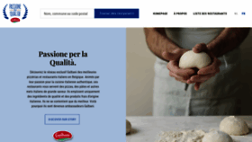 What Pizzeriagalbani.be website looked like in 2020 (4 years ago)