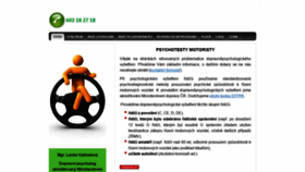 What Psychotesty-motoristy.cz website looked like in 2020 (4 years ago)