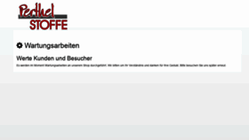 What Perthel-stoffe.de website looked like in 2020 (4 years ago)
