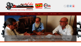 What Portaldostrabalhadores.com.br website looked like in 2020 (4 years ago)