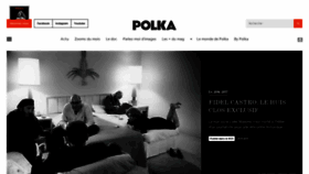 What Polkamagazine.com website looked like in 2020 (4 years ago)