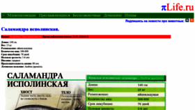 What Pilife.ru website looked like in 2020 (4 years ago)