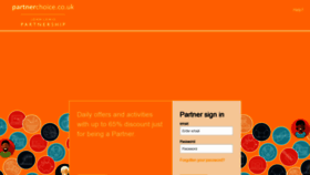 What Partnerchoice.co.uk website looked like in 2020 (4 years ago)