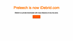 What Preleech.com website looked like in 2020 (4 years ago)