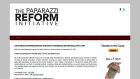 What Paparazzi-reform.org website looked like in 2020 (4 years ago)