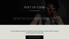 What Poetofcode.com website looked like in 2020 (4 years ago)
