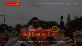 What Philadelphiasightseeingtours.com website looked like in 2020 (4 years ago)