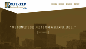 What Preferredbrokers.com website looked like in 2020 (4 years ago)