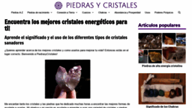 What Piedrasycristales.net website looked like in 2020 (4 years ago)