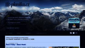 What Planika.cz website looked like in 2020 (4 years ago)