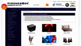 What Pyroweb.de website looked like in 2020 (4 years ago)