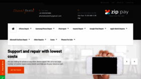 What Phonebeats.com.au website looked like in 2020 (4 years ago)