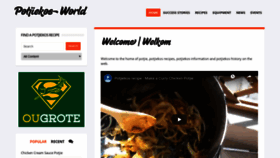 What Potjiekosworld.com website looked like in 2020 (4 years ago)