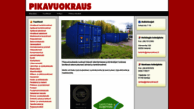 What Pikavuokraus.fi website looked like in 2020 (4 years ago)